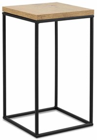 STOJAN NA KVETINÁČ BASICLOFT 40X24X24 CM ČIERNA/HNEDÁ