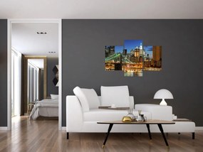 Obraz - Most s New Yorkom (90x60 cm)