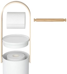 Biely plastový stojan na toaletný papier Bellwood – Umbra