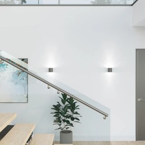 Nástenné svietidlo Orbis, 1x tmavosivé kovové tienidlo