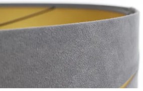 Luster na lanku SWING 1xE27/60W/230V šedá/zlatá