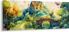 Obraz - Rozprávkový zámok (120x50 cm)