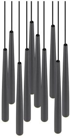 Čierne LED závesné svietidlo ø 30 cm Cala – Trio Select