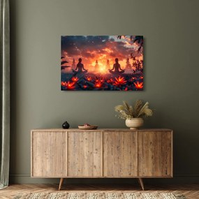 Obraz - Jóga v prírode (90x60 cm)