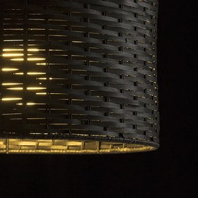 RENDL R13398 FIATLUX závesné svietidlo, dekoratívne čierna bambus