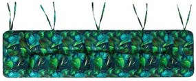 Záhradný vankúš na lavičku ETNA 180x40 cm, modrá tráva