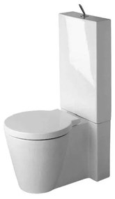 DURAVIT Starck 1 WC misa kombi s Vario odpadom, 415 mm x 385 mm x 640 mm, s povrchom WonderGliss, 02330900641