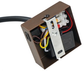 Moderné bronzové nástenné svietidlo s portom USB-C - Gosna