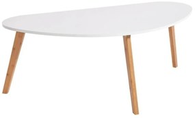 Biely konferenčný stolík Bonami Essentials Skandinávsky, dĺžka 120 cm