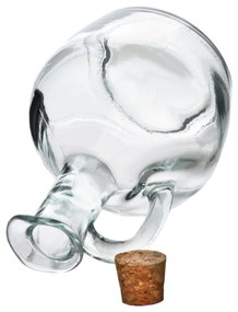 Skleněná karafa s korkem LIORA 400 ml transparentní