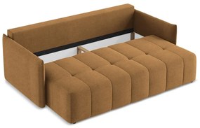 Terakotová rozkladacia/s úložným priestorom pohovka 225 cm Moku – Makamii