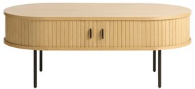 Konferenčný stolík v dekore duba v prírodnej farbe 60x120 cm Nola – Unique Furniture