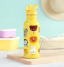 A Little Lovely Company - antikorová fľaša na pitie, 500 ml - zvierací kamaráti