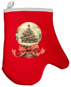 Vianočná kuchynská rukavica Gloria EMI, sivá