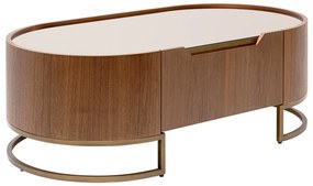 Giorgio konferenčný stolík hnedý 70x130 cm