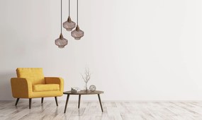 Toolight Toolight, závesné svietidlo 1xE27 APP1123-1CP, ružová, OSW-40102