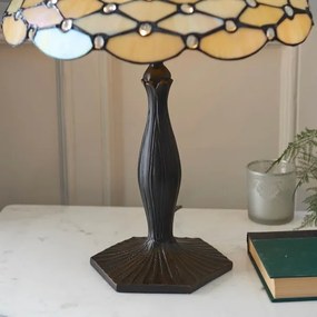 Endon 64301 - Stolná lampa Tiffany PEARL 1xE27/60W/230V Ø 37 cm