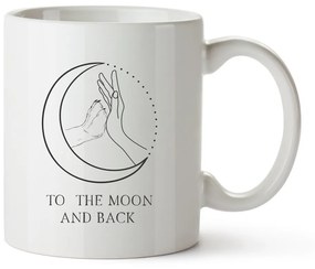 Bohemia Gifts Keramický hrnček - Moon, 350 ml