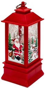 Sviatočný lampáš LED XB-001 červený