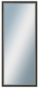 DANTIK - Zrkadlo v rámu, rozmer s rámom 50x120 cm z lišty TAIGA čierna (3108)