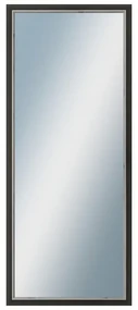 DANTIK - Zrkadlo v rámu, rozmer s rámom 50x120 cm z lišty TAIGA čierna (3108)