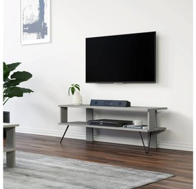 TV stolík/skrinka Dual (sivá). Vlastná spoľahlivá doprava až k Vám domov. 1107982