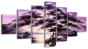Gario Ručne maľovaný obraz Strom snov - 7 dielny Rozmery: 210 x 100 cm