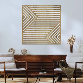 Drevený obraz s geometrickým vzorom pre štýlový interiér | SENTOP HDF0487
