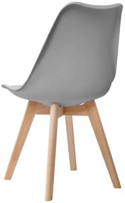 Jedálenská stolička NANTES sivá