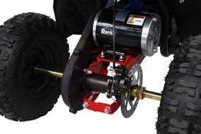 Ramiz Štvorkolka na batérie HIPERFECT Červená 35km/h + 1000W motor + Nafukovacie kolesá + Nastavenie sedadla