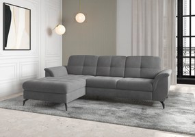 XXXLutz ROHOVÁ SEDAČKA, textil, sivá Sit & More - Sedačky - 000144013318