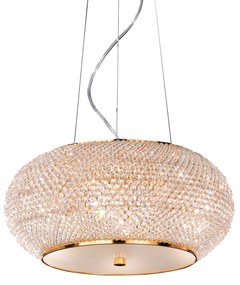 Závesné svietidlo Ideal lux 082172 PASHA SP6 ORO 6xE14 40W