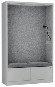 Sally korpus szary - siedzisko szary 1150 mm