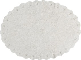 Lorena Canals, Detský kusový koberec Pinecone Ivory ovál, 130x180, béžová, detská izba