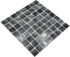 Sklenená mozaika VP56383PUR štvorcová ECO JUNGLE 38 PUR 31,6x31,6 cm