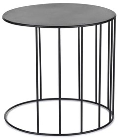 SADA 3x Stojan na kvety LOFT čierna