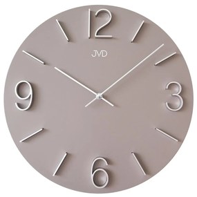 Dizajnové nástenné hodiny JVD HC35.1 hnedá