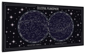 Klarstein Wonderwall Air Art Smart, infračervený ohrievač, 120 x 60 cm, 700 W, mapa oblohy