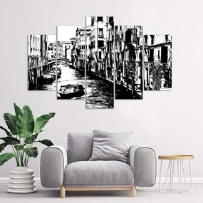 Gario Obraz na plátne Benátsky kanál - 5 dielny Rozmery: 100 x 70 cm