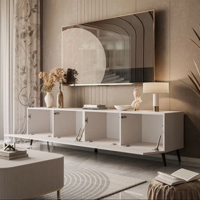 TV STOLÍK ELEGANTE KAŠMÍR + ČIERNE NOŽIČKY 200 cm