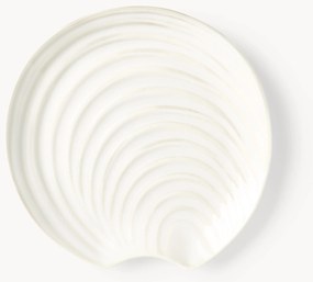 Porcelánové taniere v tvare mušle Andrina, 4 ks