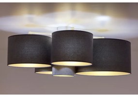 Duolla - Stropné svietidlo ROLLER PENTO 5xE27/60W/230V antracit