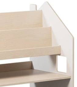 Univerzálna montessori polica 2v1 – biela