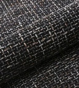 Luxusná rohová, rozkladacia pohovka čierno sivej farby 233 x 190 cm