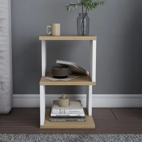 Nočný stolík ZUNA dub/biela