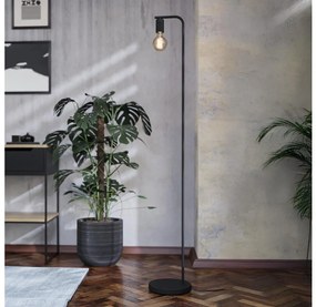 Eglo 43791 - Stojacia lampa CRANLEY 1xE27/40W/230V čierna
