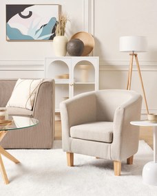 Stojaca lampa biela NITRA Beliani