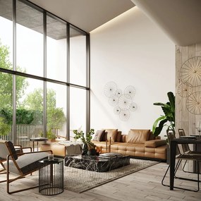 Čierne stropné svietidlo ø 45 cm Soho – Nice Lamps