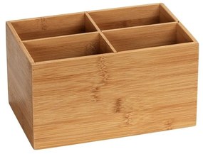 Bambusový kúpeľňový organizér so 4 priehradkami Wenko Terra