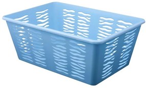 Košík Zebra modrý